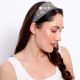 Hand Embroidered Floral Headband